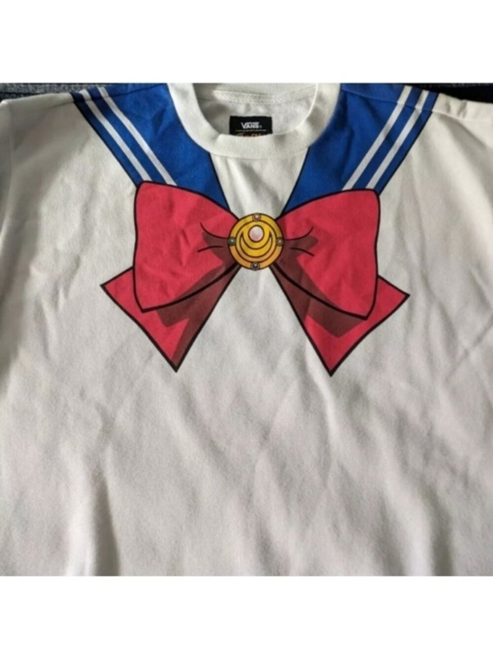 Vans X Sailor Moon Sweatshirt White Crewneck X Small Anime Graphic 062026 - Picture 5 of 7